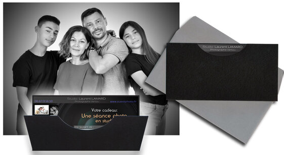 Carte cadeau séance photo Carte cadeau