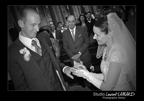 Photographe mariage nantes, cérémonie religieuse,reportage église, vertou,44000