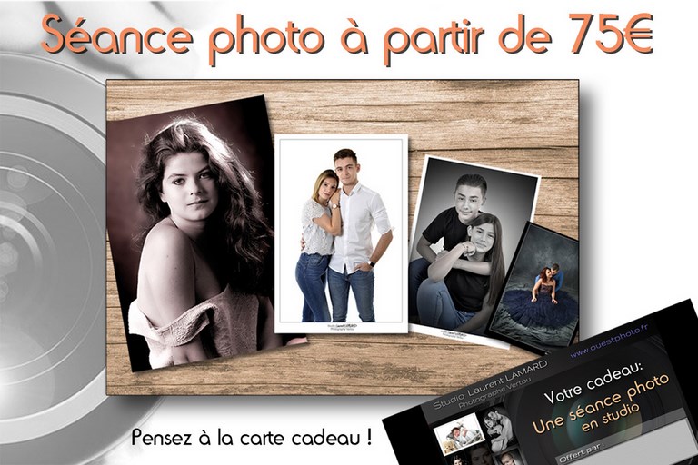 Cartes cadeau séance photo Vertou, Nantes