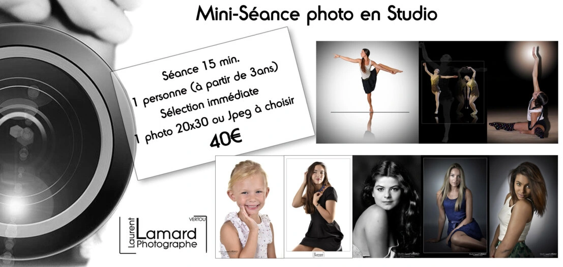 Photographe VERTOU, mini-séance portrait, 40€